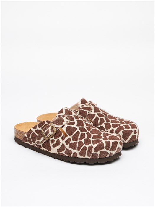 Женская ортопедическая обувь FOOTWELL 510039-126 Girafe увеличенной полноты на пробковой подошве 510039-126 Girafe - фото 10471