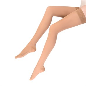 {{photo.Alt || photo.Description || 'Чулки компрессионные 2105-AG BAUERFEIND серия VenoTrain micro 1 класс компрессии (18-23 мм рт.ст.) с кружевной резинкой'}}