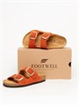 Женские ортопедические кожаные сандалии 5202SL-471 FOOTWELL на пробковой подошве 5202SL-471
