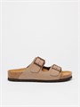 Женские ортопедические сандалии из натурального нубука 522015-122 FOOTWELL на пробковой подошве 522015-122