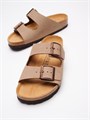 Женские ортопедические сандалии из натурального нубука 522015-122 FOOTWELL на пробковой подошве 522015-122