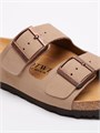 Женские ортопедические сандалии из натурального нубука 522015-122 FOOTWELL на пробковой подошве 522015-122