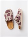 Женские ортопедические сабо FOOTWELL 510039-126 Leaves увеличенной полноты на пробковой подошве 510039-126 Leaves