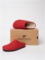 Сабо ортопедические для женщин FOOTWELL 510001-136 Red chili на пробковой подошве 510001-136