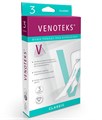 Компрессионные колготки 3C313 VENOTEKS Classic 3 класс компрессии (34-46 мм.рт.ст.) для мужчин и женщин с открытым мыском 3C313