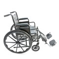 Кресло-коляска с ручным приводом 511B Мега-Оптим для малоподвижных людей складная 511В