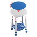 Стул-табурет для ванны с вращающимся сиденьем 10502 Barry разборный 10502